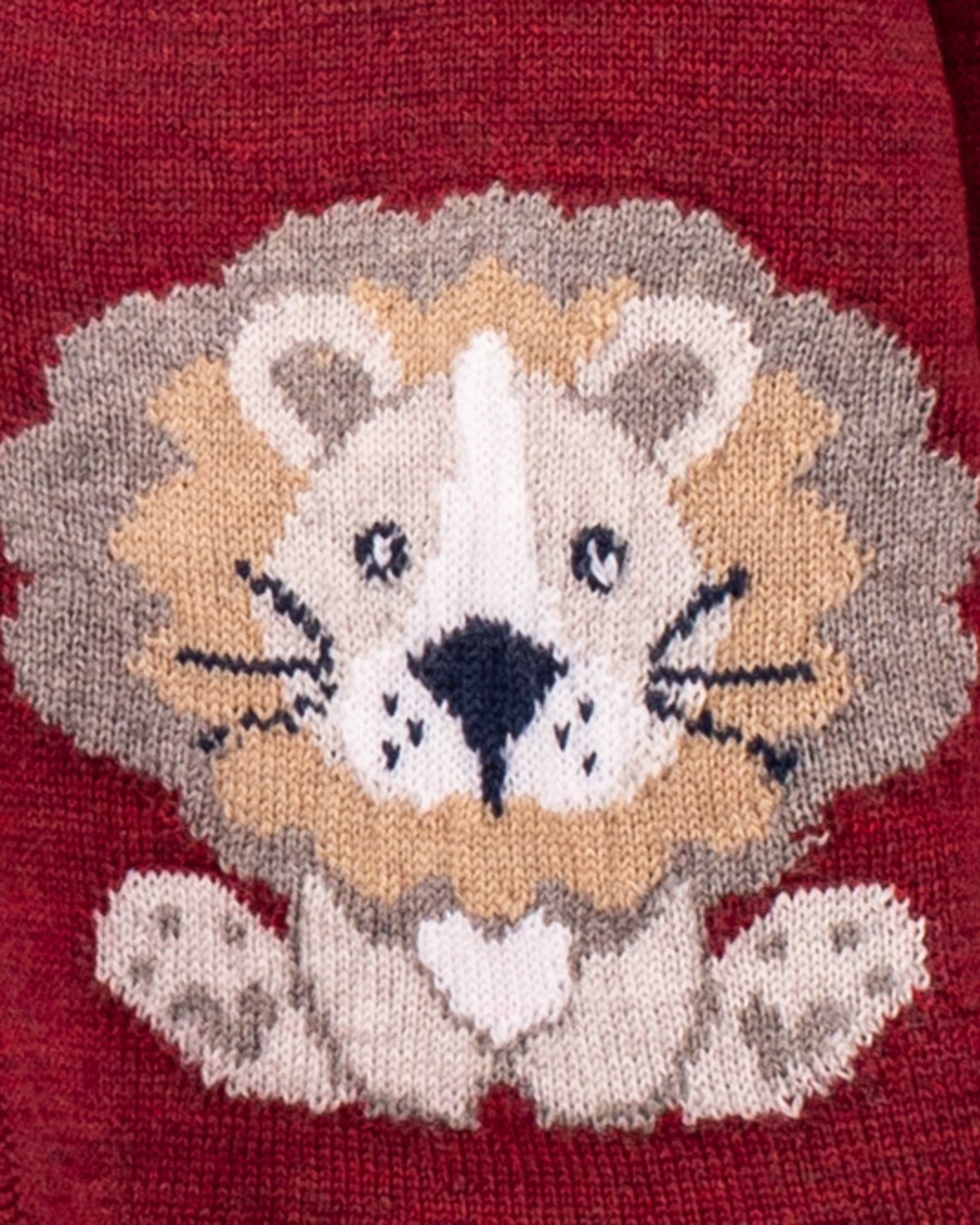 Léon Birchwood Mélange Wool Cardigan